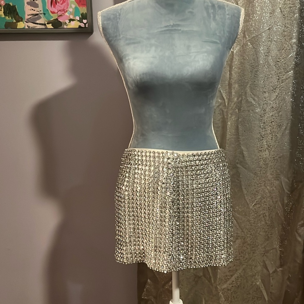 NWTRetrofete Ruby Embellished Mini Skirt - Picture 3 of 6